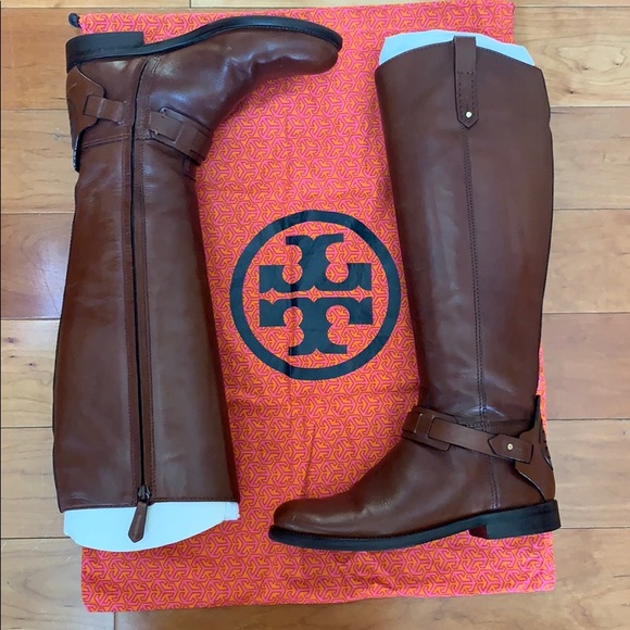 tory burch colton riding boot